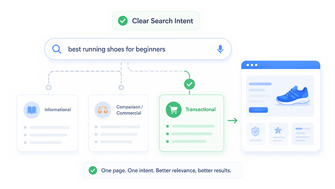 Confirm That the Page Serves One Clear Search Intent