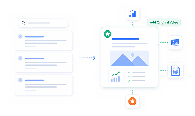 Add Value Beyond the Existing Search Results